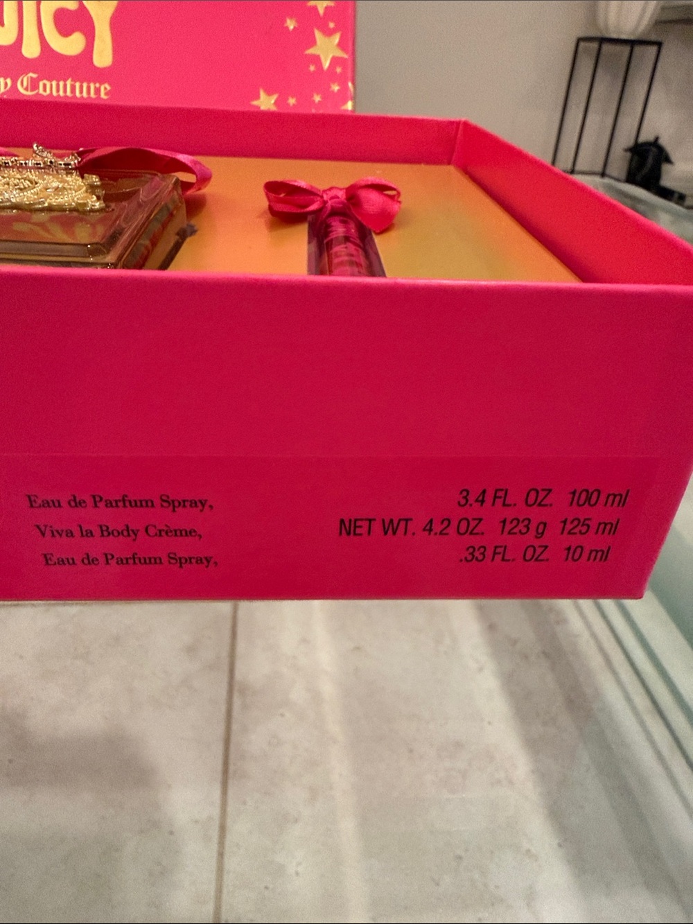 Juicy Couture Viva La Juicy Gift Trio - Hot Pink & Gold - Picture 14 of 16